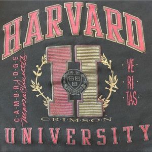Rare Harvard University Hoodless